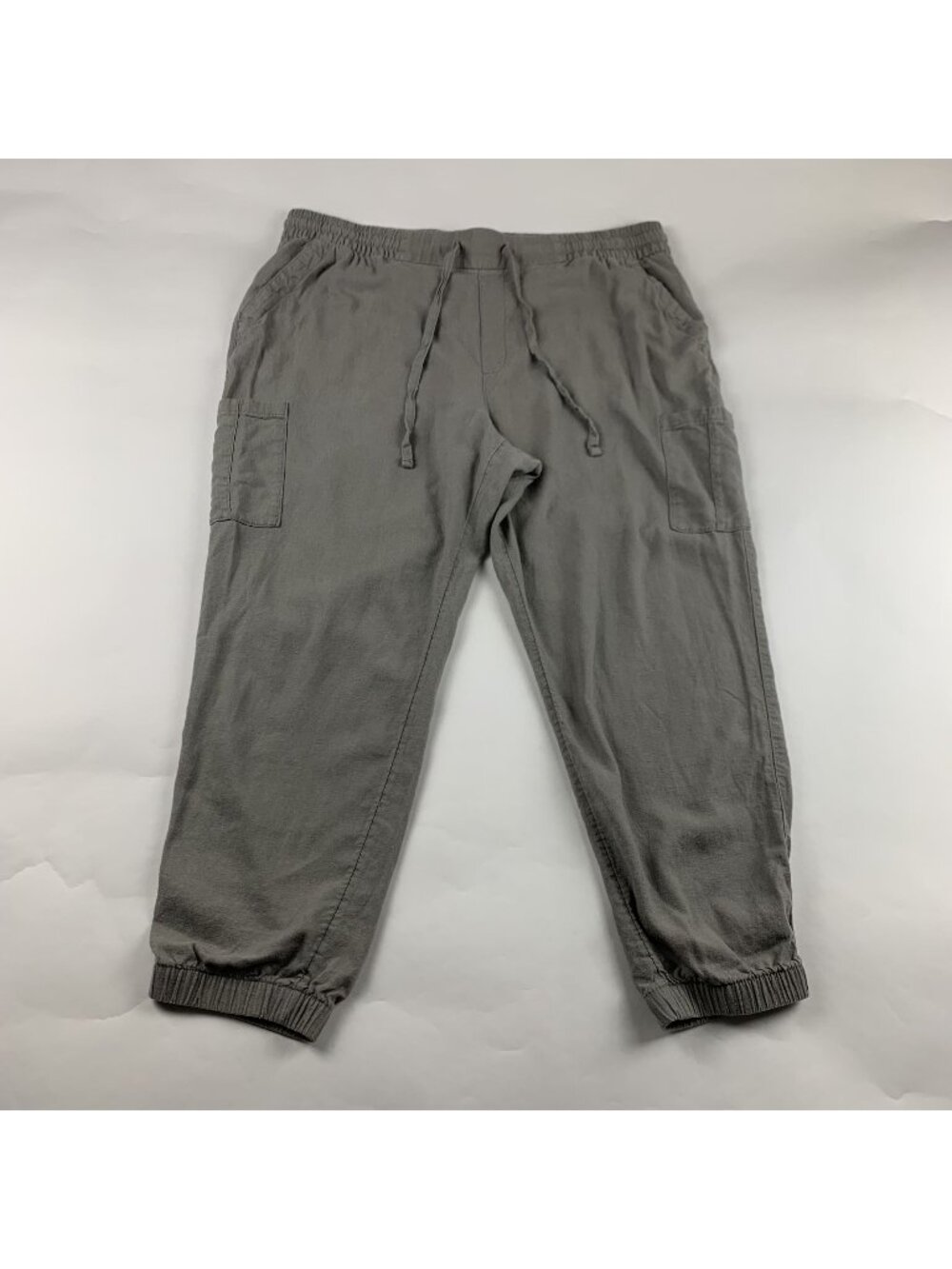 Old Navy Amalgam Linen Blend Cargo Jogger Pant XL